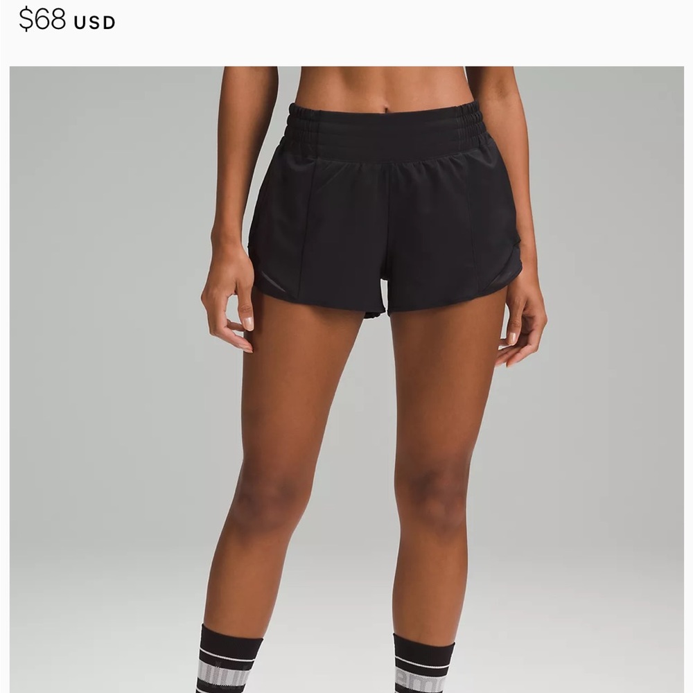 Lululemon Size 4 running shorts